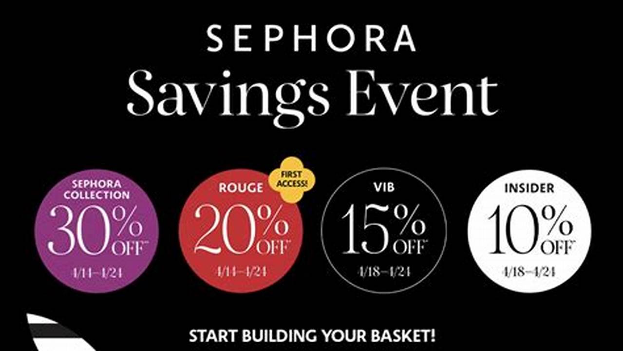 The Rouge Level Also Gives You Early Access To All The Sephora Beauty Insider Sale Events, Including The Sephora Spring Sale, Summer Bonus Sale And Vib Holiday Bonus Sale., 2024