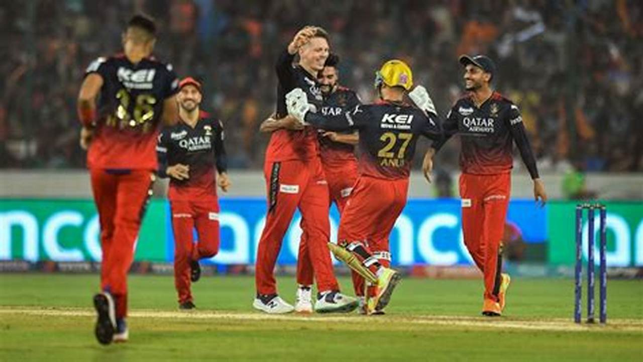 The Royal Challengers Bangalore Went Inr 23.25 Crore In Their Pocket., 2024