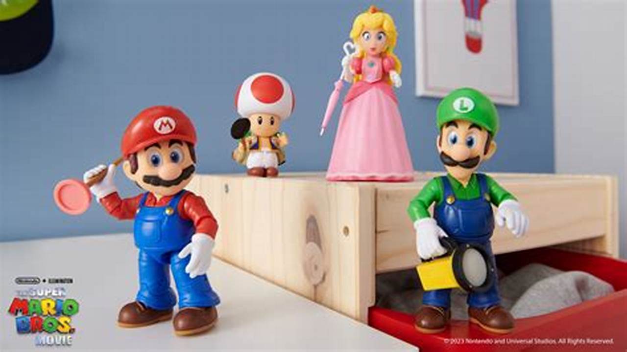 The Super Mario Bros Movie 2024 Toys