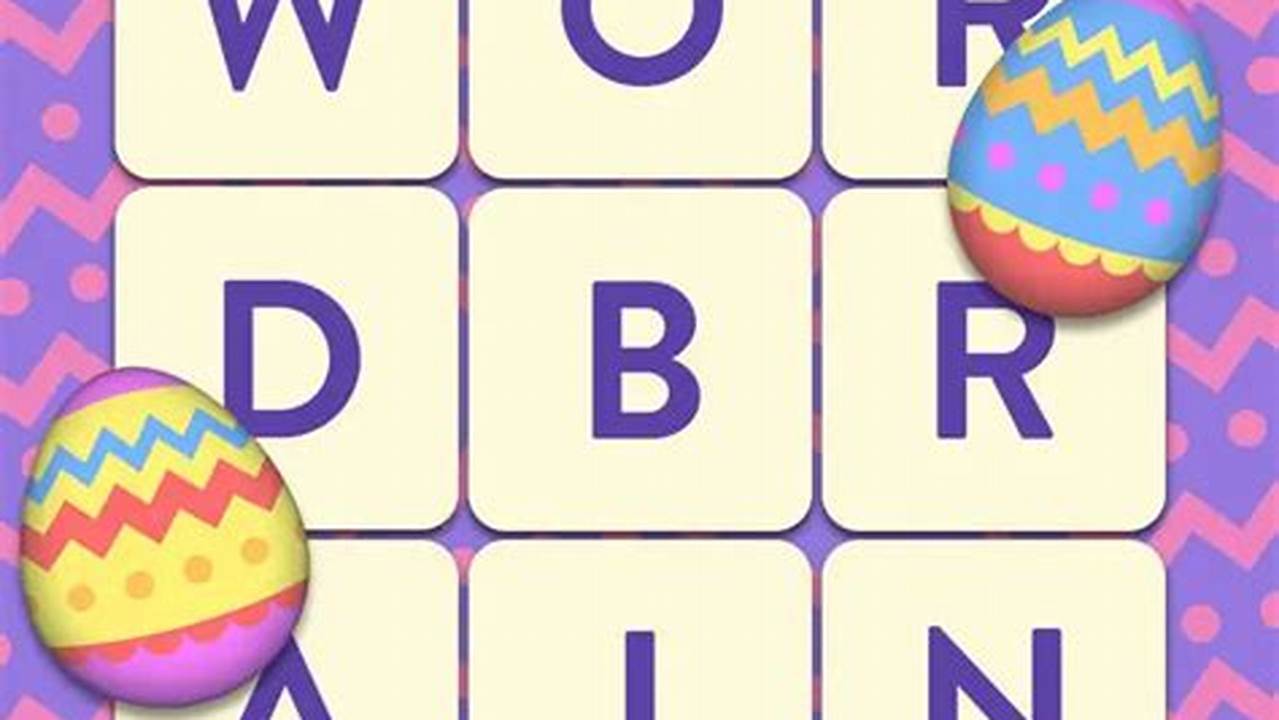 The Team Behind Wordbrain Has Finally Released The Much Awaited Wordbrain Easter Event., 2024