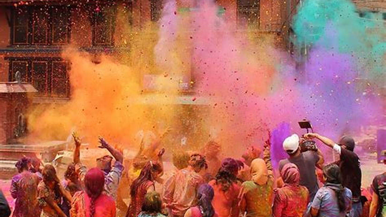 The Vibrant Festival Of Holi Is Just Around The Corner, Promising A Delightful Celebration Of Colours, Unity, And Renewal., 2024