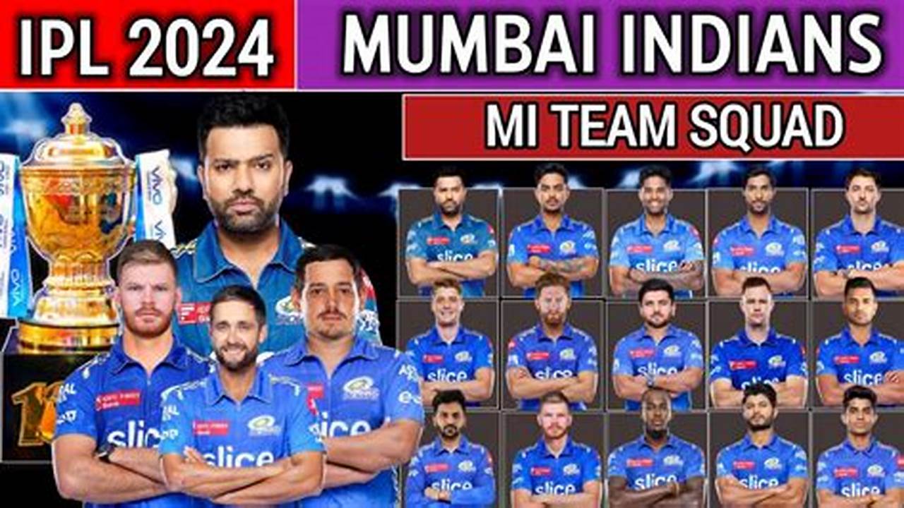The Video Featured All The Mi Cricketers In Locations All Around., 2024