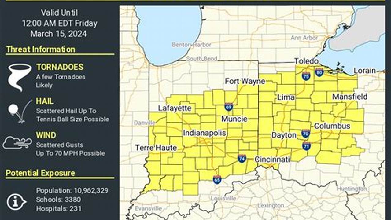 The Watch, Designated As Tornado Watch #44, Encompasses A Significant Area And Is Prompting Residents And Authorities To., 2024