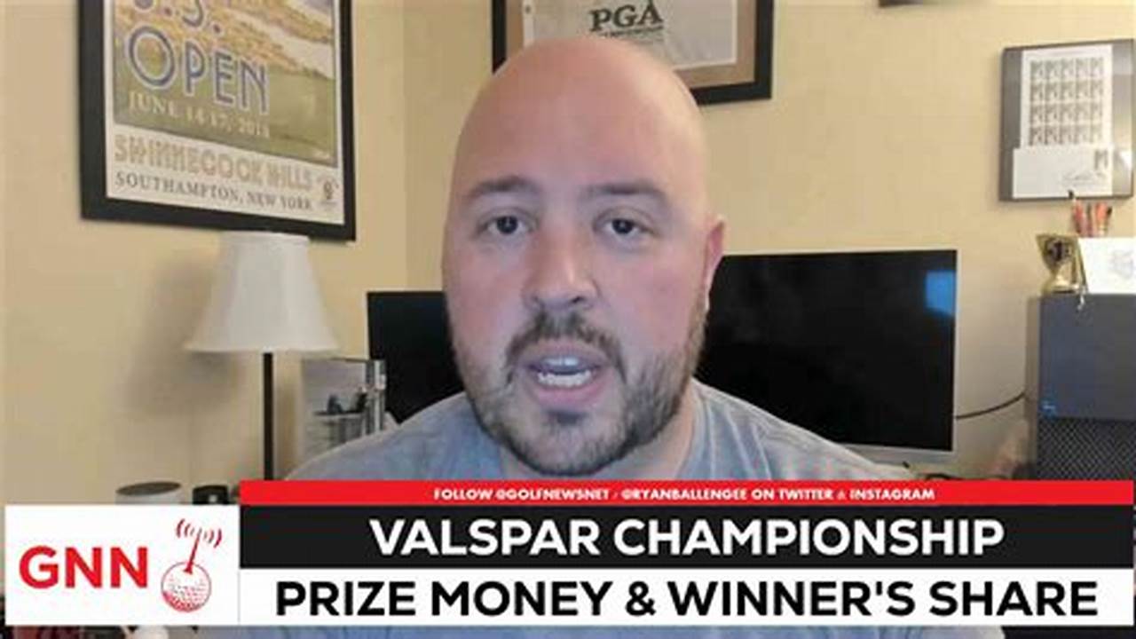 The Winner&#039;s Share Of The 2024 Valspar Championship Purse Is $1,512,000, With The Purse Being $300,000 More Than The 2023 Event., 2024