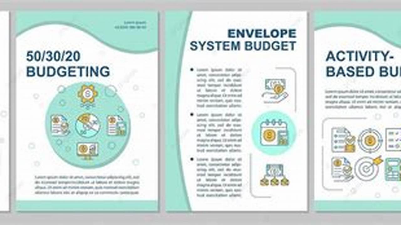 The Budget, Brochure Template