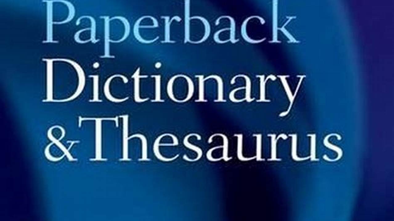 Thesaurus, General