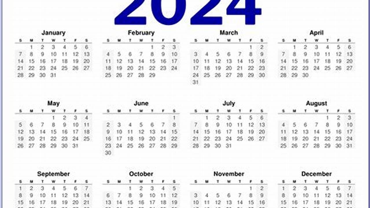 These Calendar Can Be Printed On An A4 Size Paper., 2024