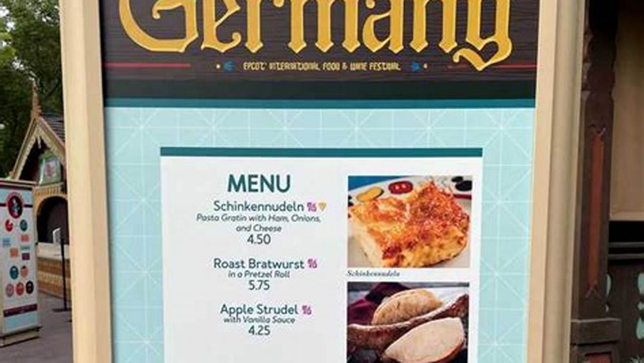 This Global Marketplace Guide Shares All Booth Menus At The Epcot International Food &amp;Amp; Wine., 2024
