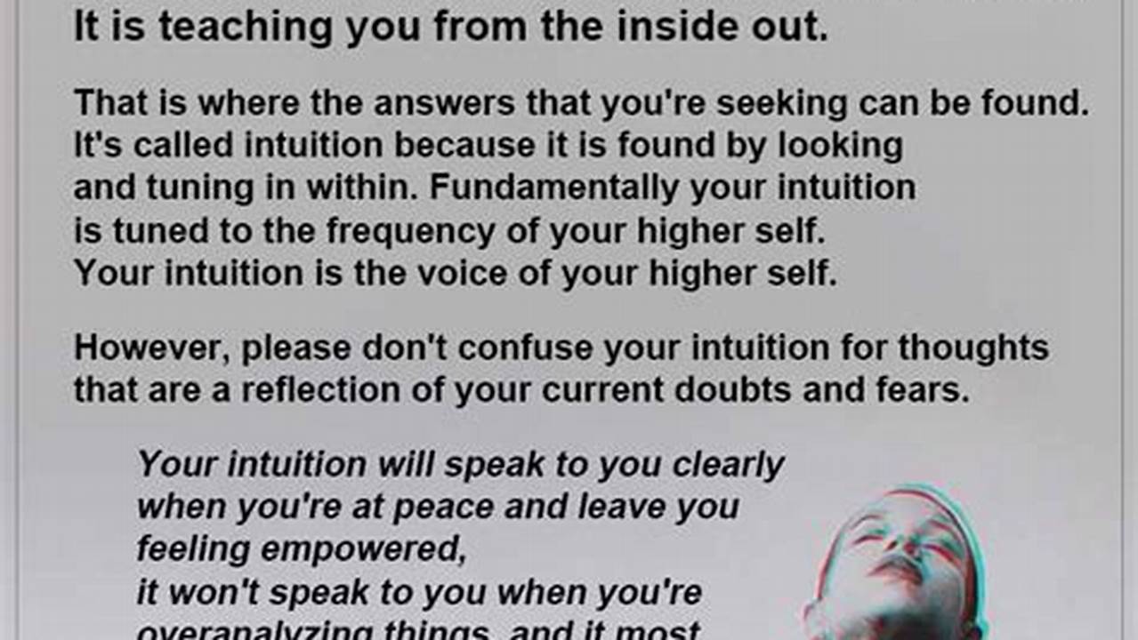 This Is The Time To Listen To Your Intuition, To Take A Break From The Hectic Pace Of Your Life, And To Reflect On What You Have., 2024