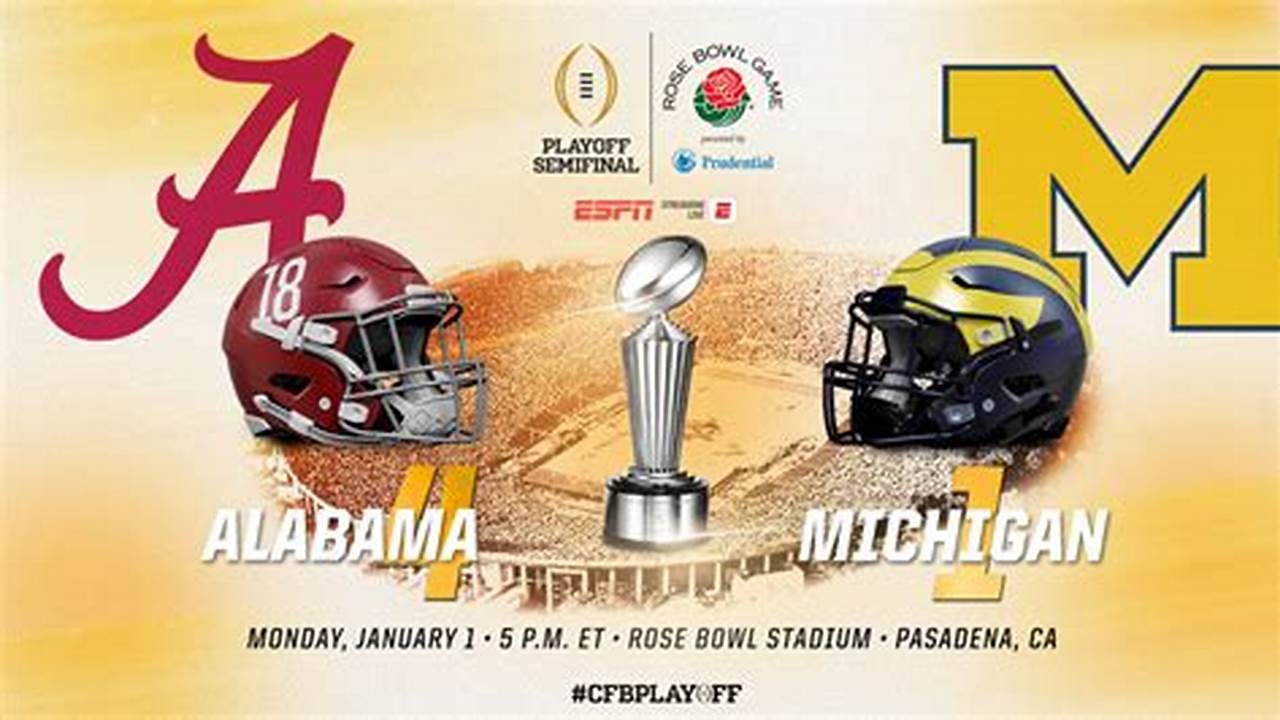 This Season&#039;s Playoff Semifinals Will Take Place Monday, January 1, 2024, At The Rose Bowl Game And Allstate Sugar Bowl., 2024