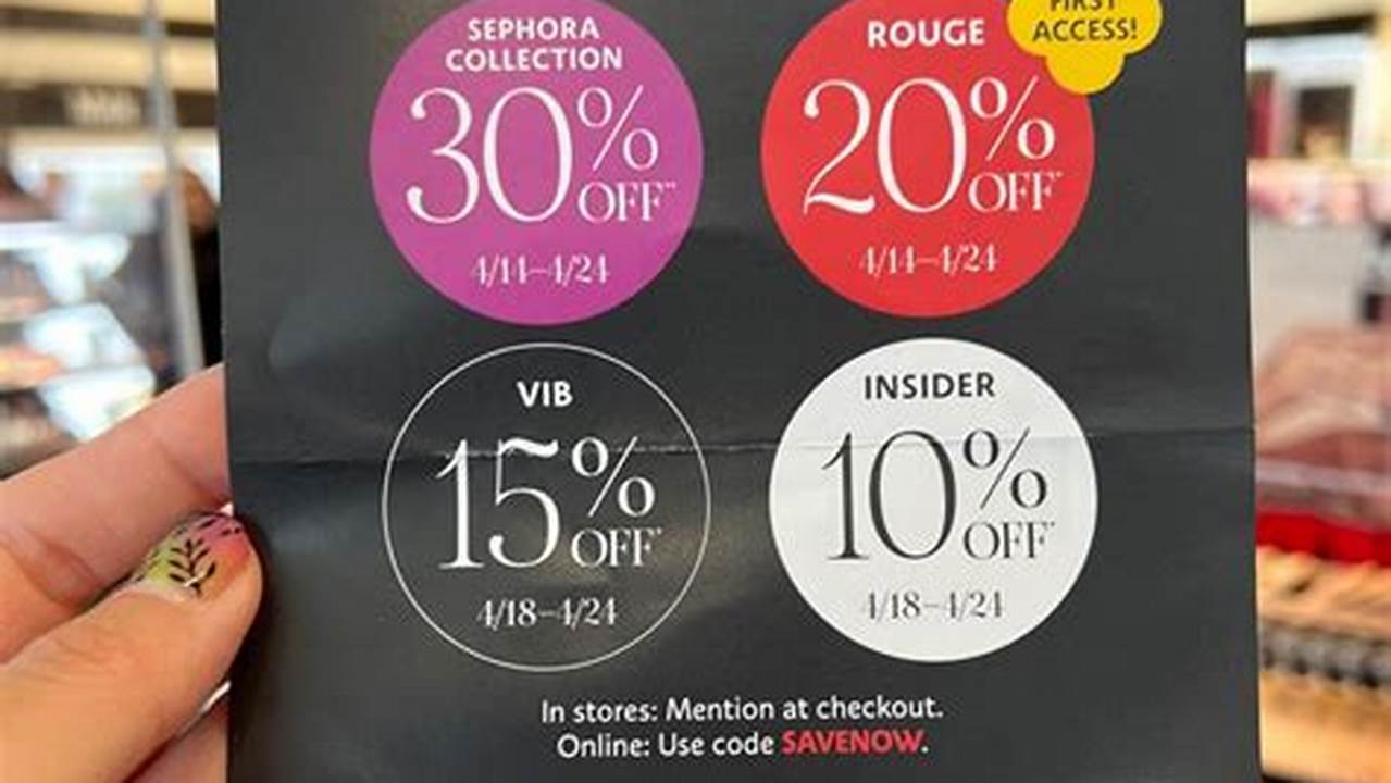 This Year, Rouge Members Get First Access To Shop Starting On April 14, While Vibs And Insiders Can Shop Starting April 18., 2024