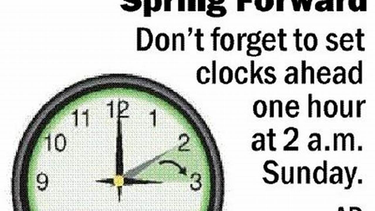 This Year, The Clocks Go Forward On 31 March At 1Am., 2024