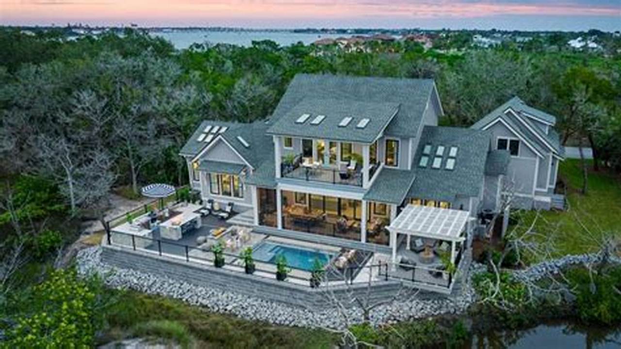 This Year’s Home Was Built Near St Augustine On Anastasia Island, Florida., 2024