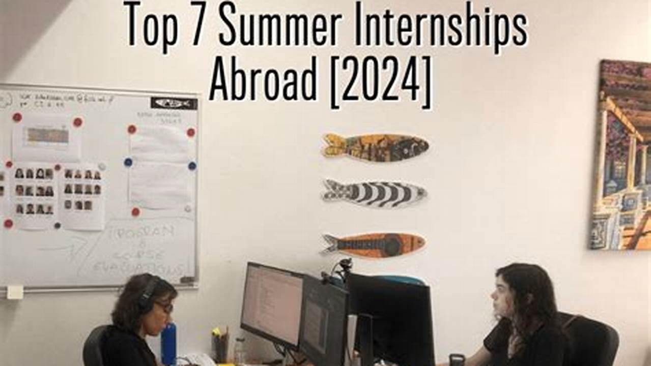 Those Who Apply For A Summer Internship Abroad., 2024