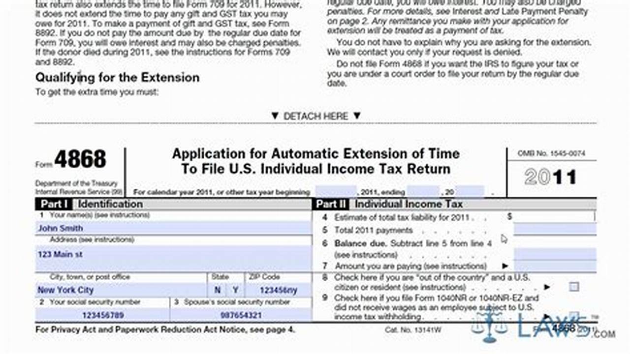 Those Who File Irs Form 4868 On Or Before April 15, 2024, To Request A Tax Extension Have Until Oct., 2024