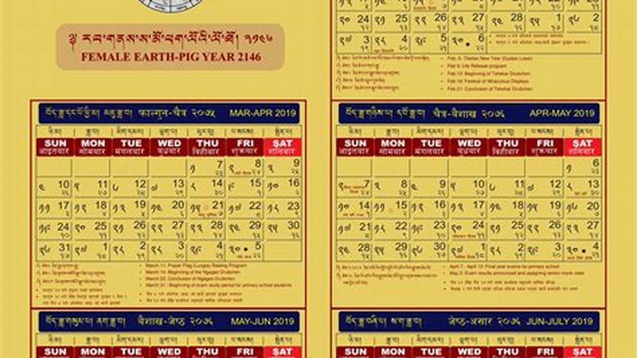 Tibetan Calendar 2024 Today Date