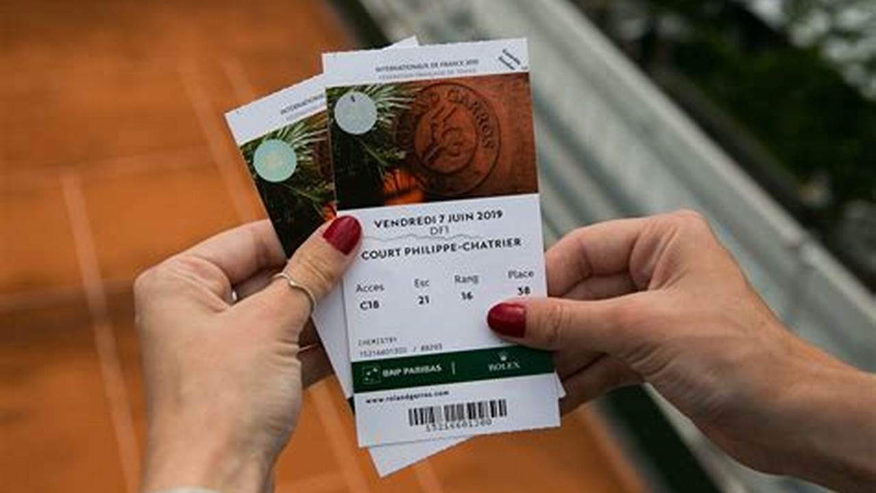 Tickets For Roland Garros 2024