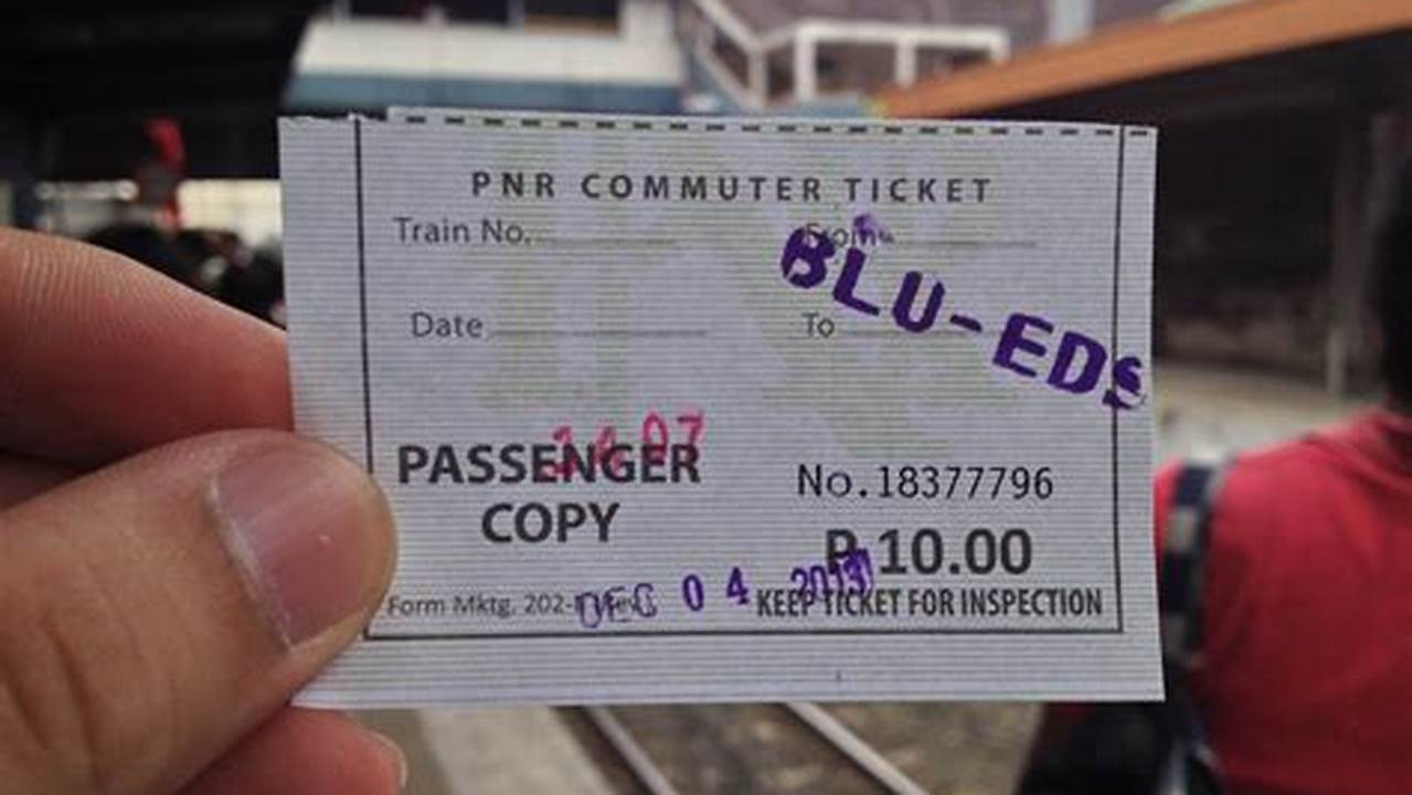 Tickets Range From Commuter Tickets (Arrive And Leave., 2024