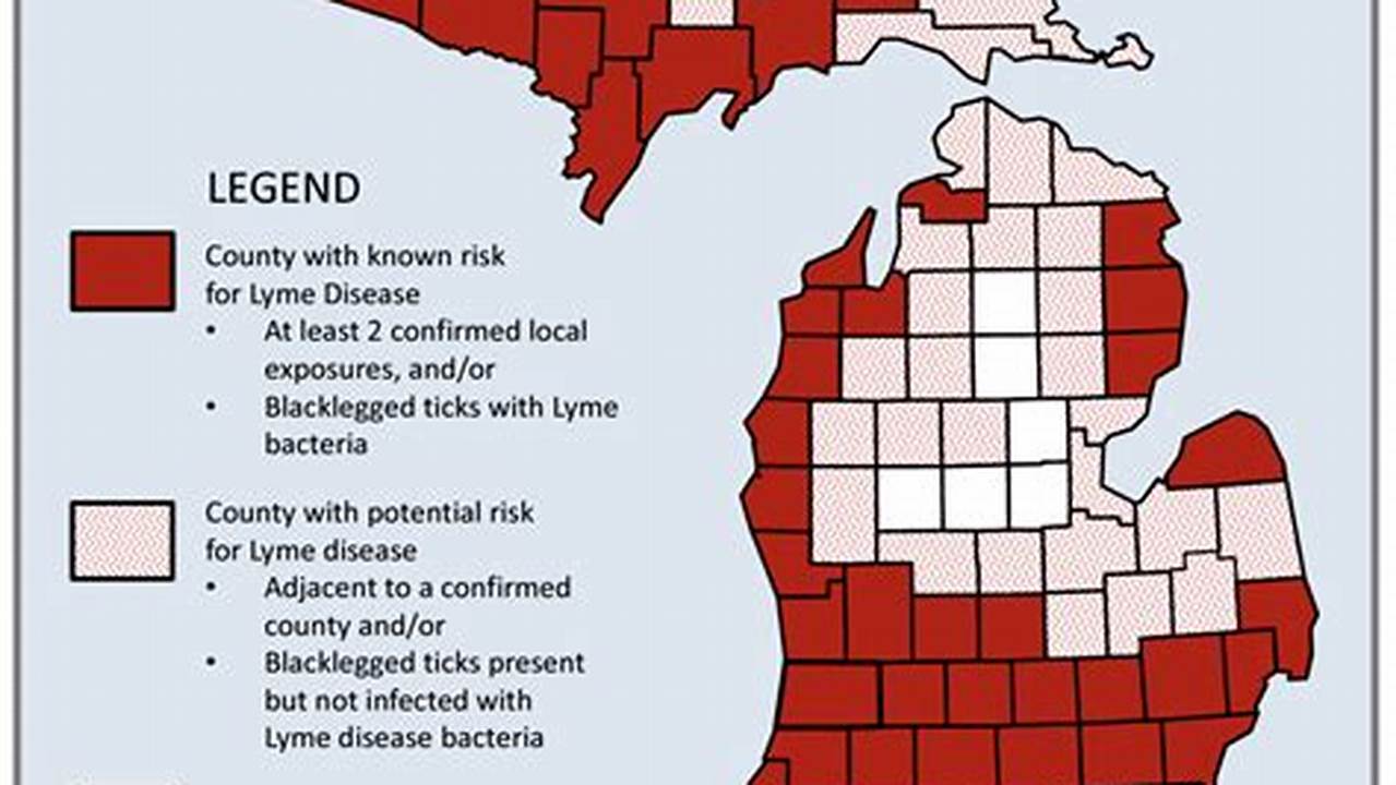 Ticks In Michigan Map 2024