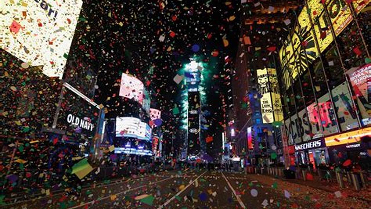 Time Square New Years Eve 2024