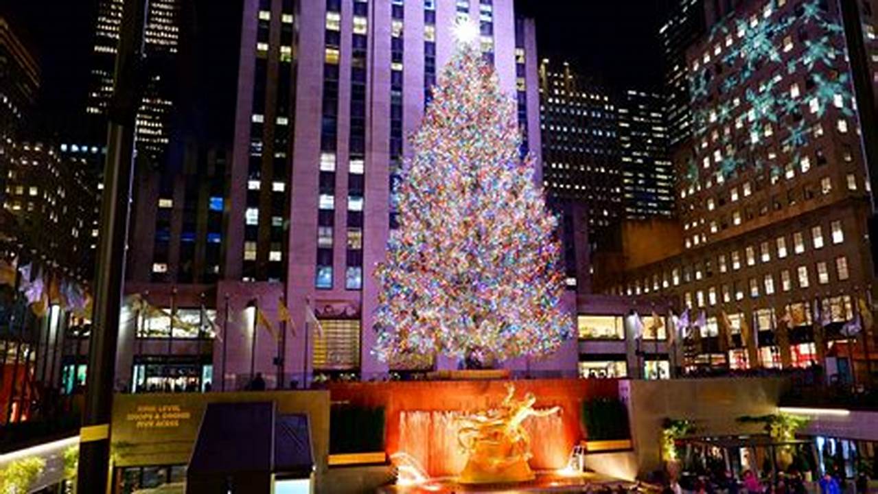 Time Square Tree Lighting 2024