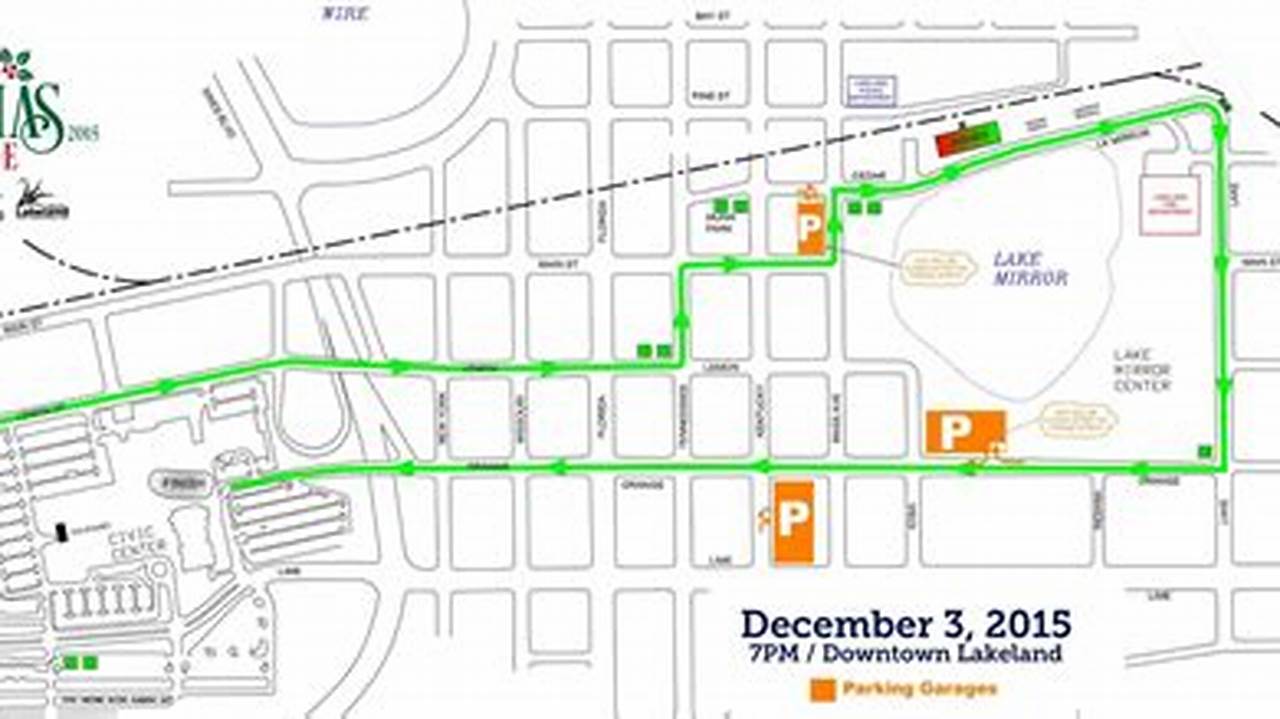 Titusville Christmas Parade 2024 Route Map