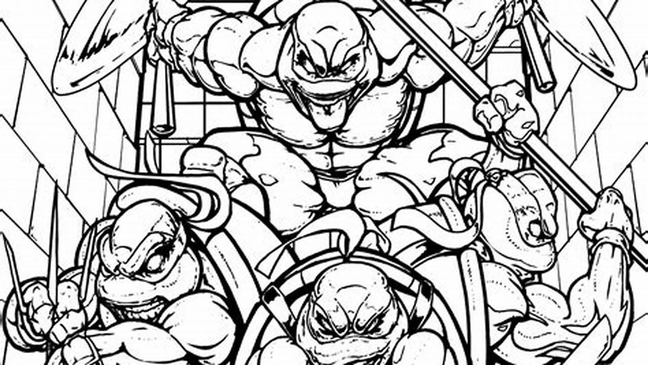 Tmnt Coloring Pages 2024