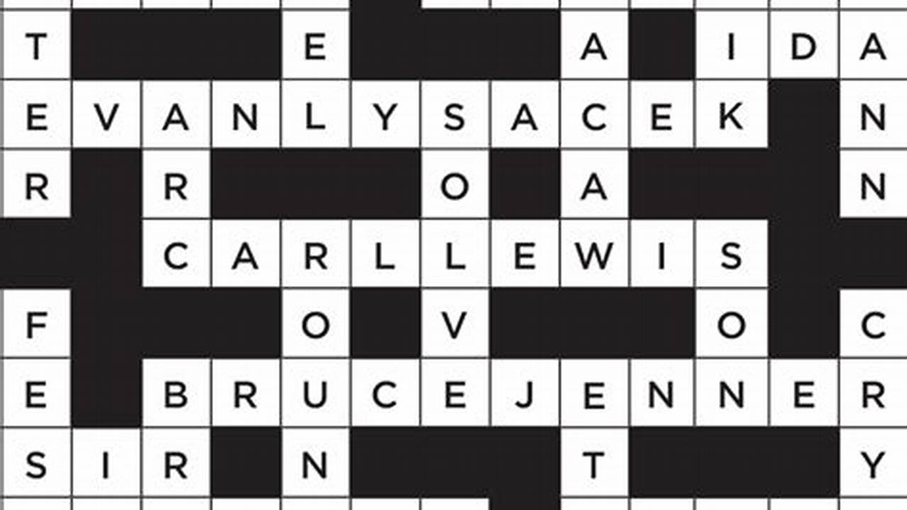 Today&#039;s Crossword Puzzle Clue Is A Quick One, 2024