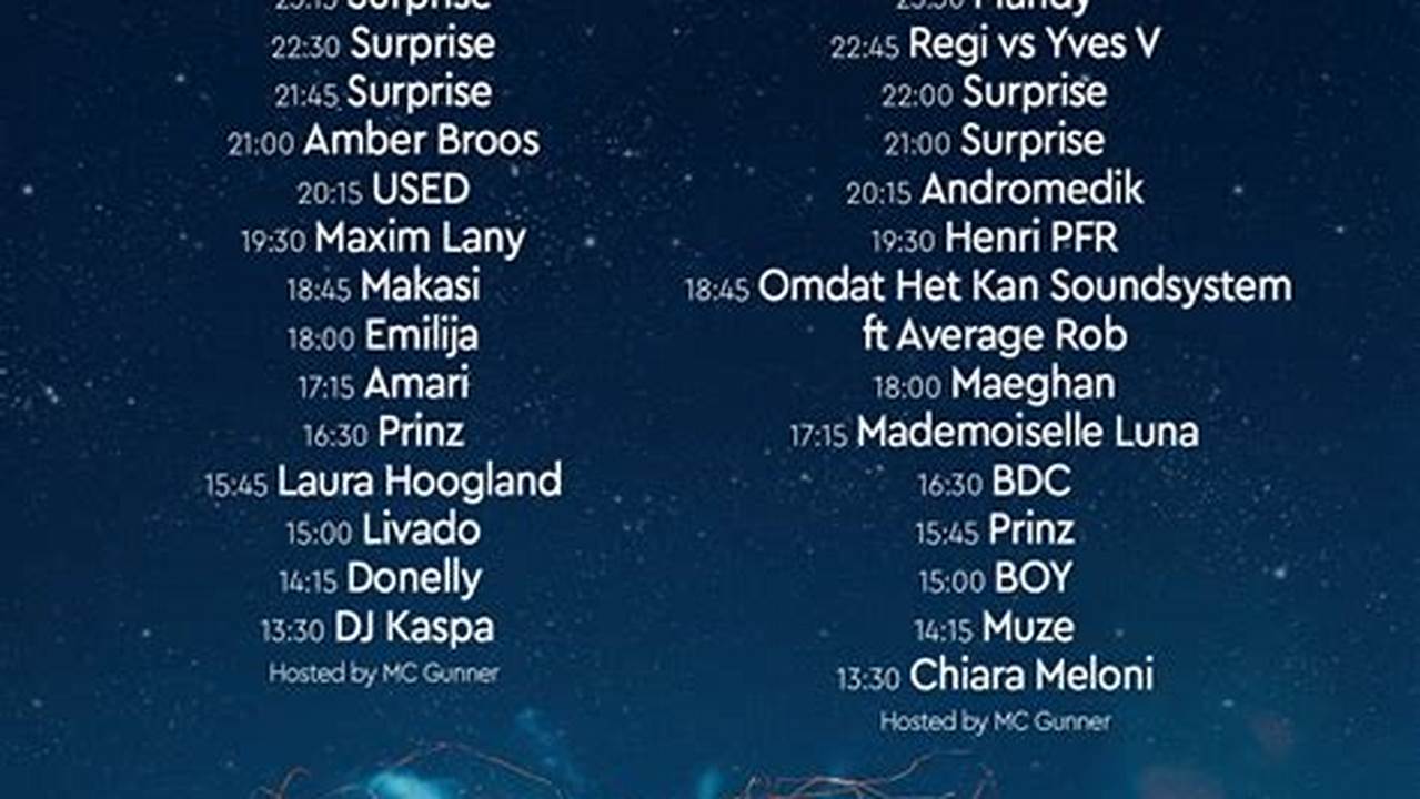 Tomorrowland 2024 Live Stream Schedule