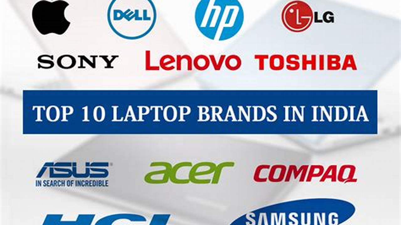 Top Laptop Brands In India., 2024