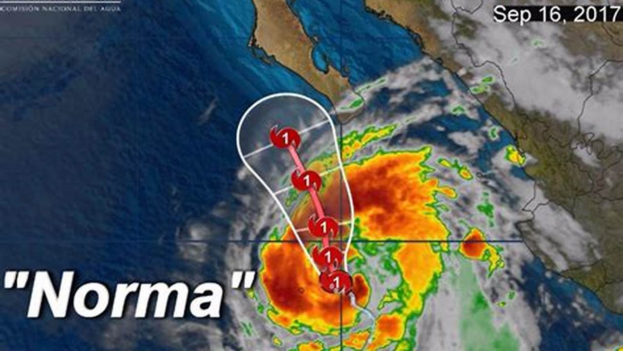 Tormenta Tropical Norma 2024 En Vivo Mexico