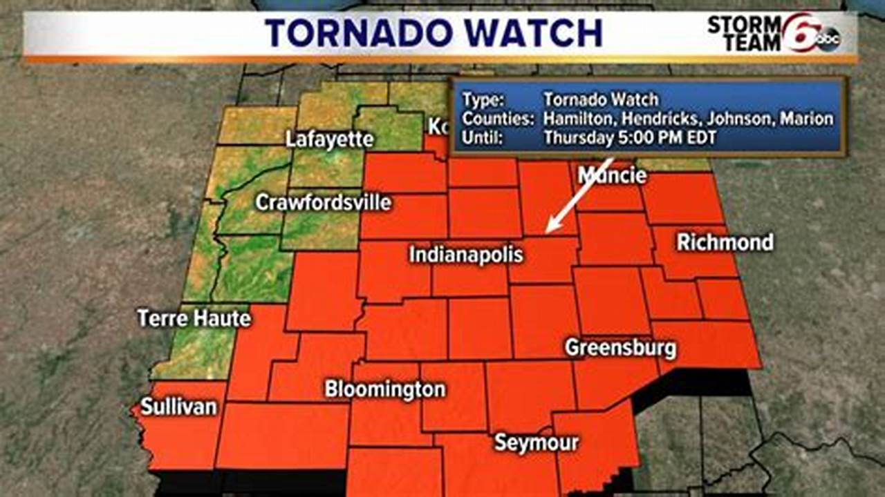 Tornado Greenwood Indiana June 25 2024 Map