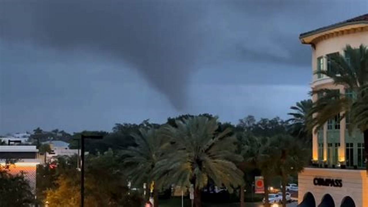 Tornado Near Fort Lauderdale Sends Sparks Flying., 2024