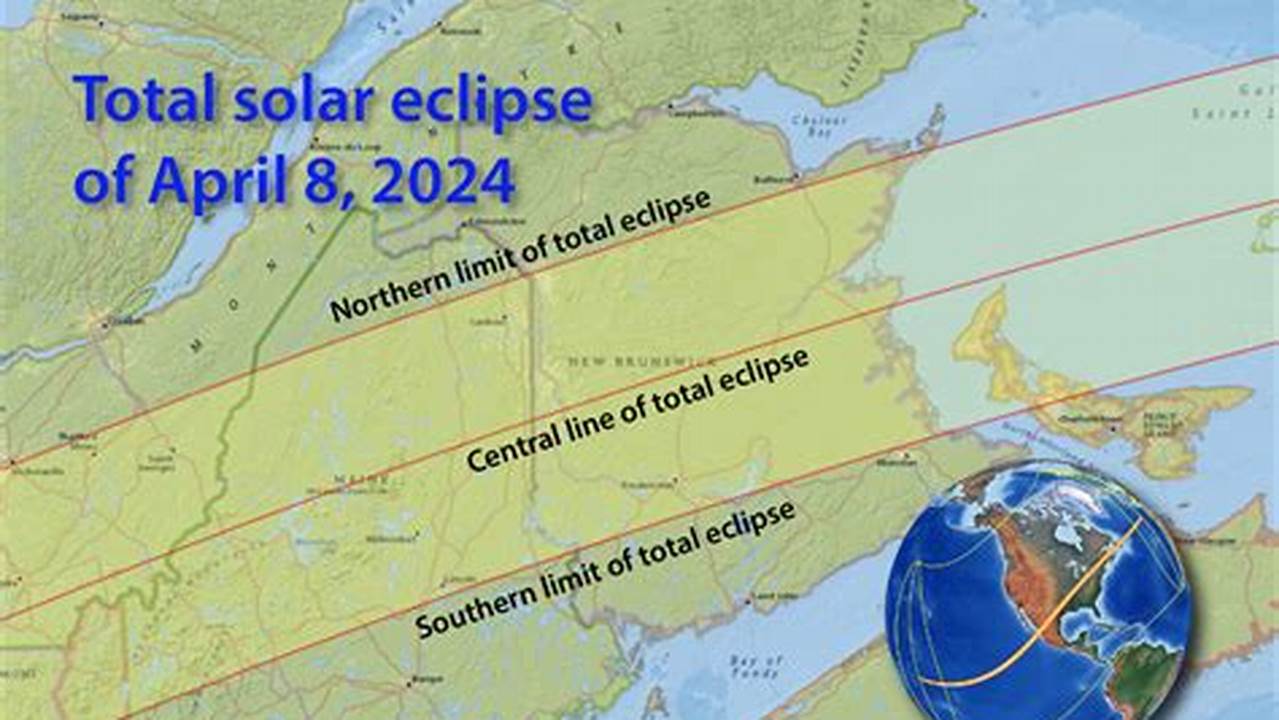 Total Eclipse 2024 Path Map Canada