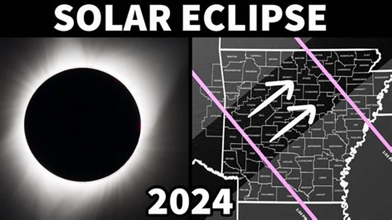 Total Solar Eclipse In City Of Mountain Home, Arkansas., 2024