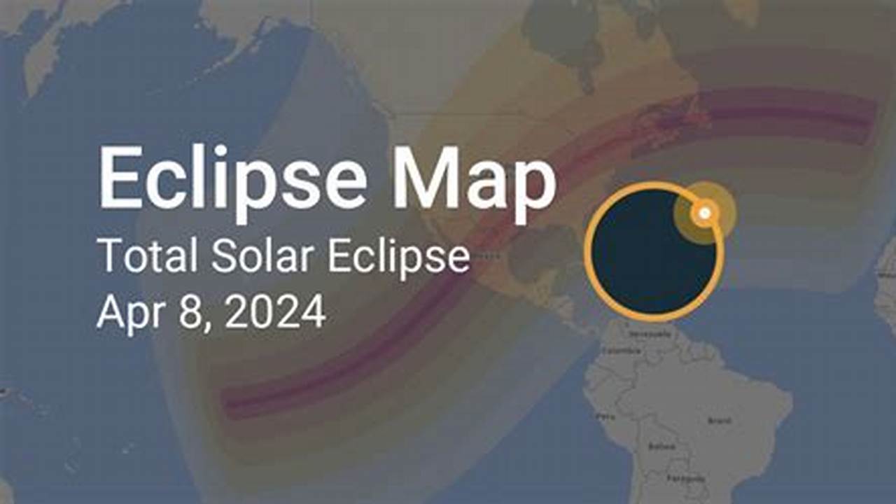 Total Solar Eclipse On Monday, April 8, 2024, 2024