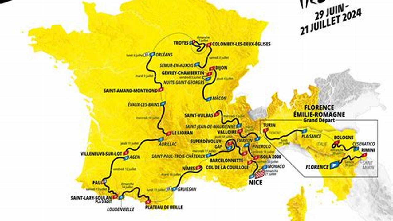 Tour De France 2024 Route