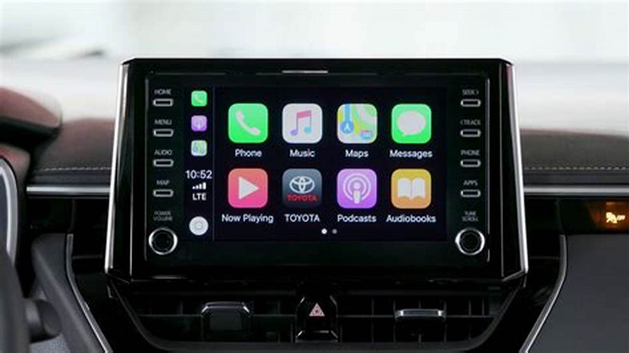 Toyota Audio Multimedia Touchscreen With Wireless Apple Carplay® Compatibility, Android Auto™., 2024