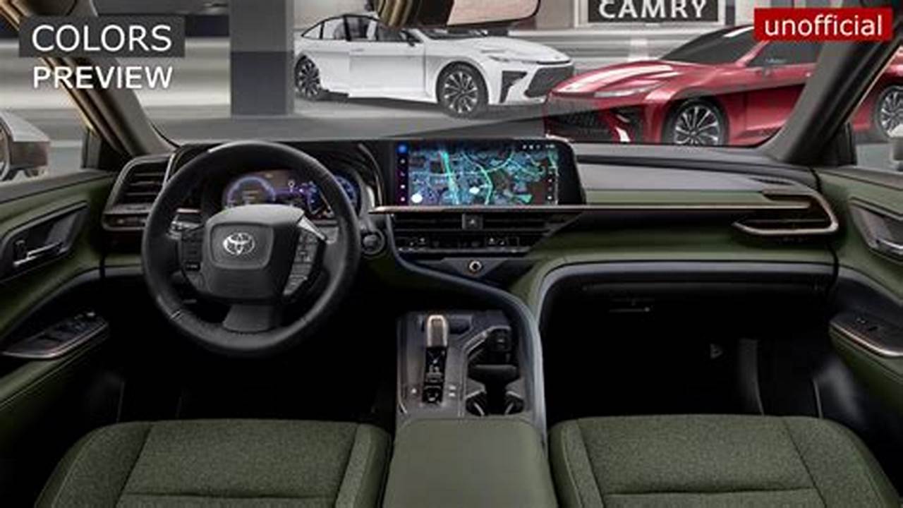 Toyota Camry Hybrid Interior 2024