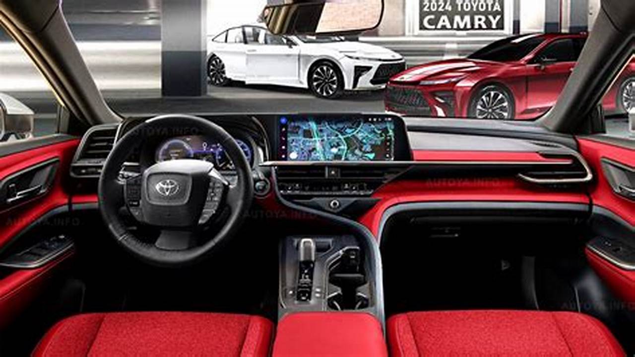 Toyota Camry Red Interior 2024