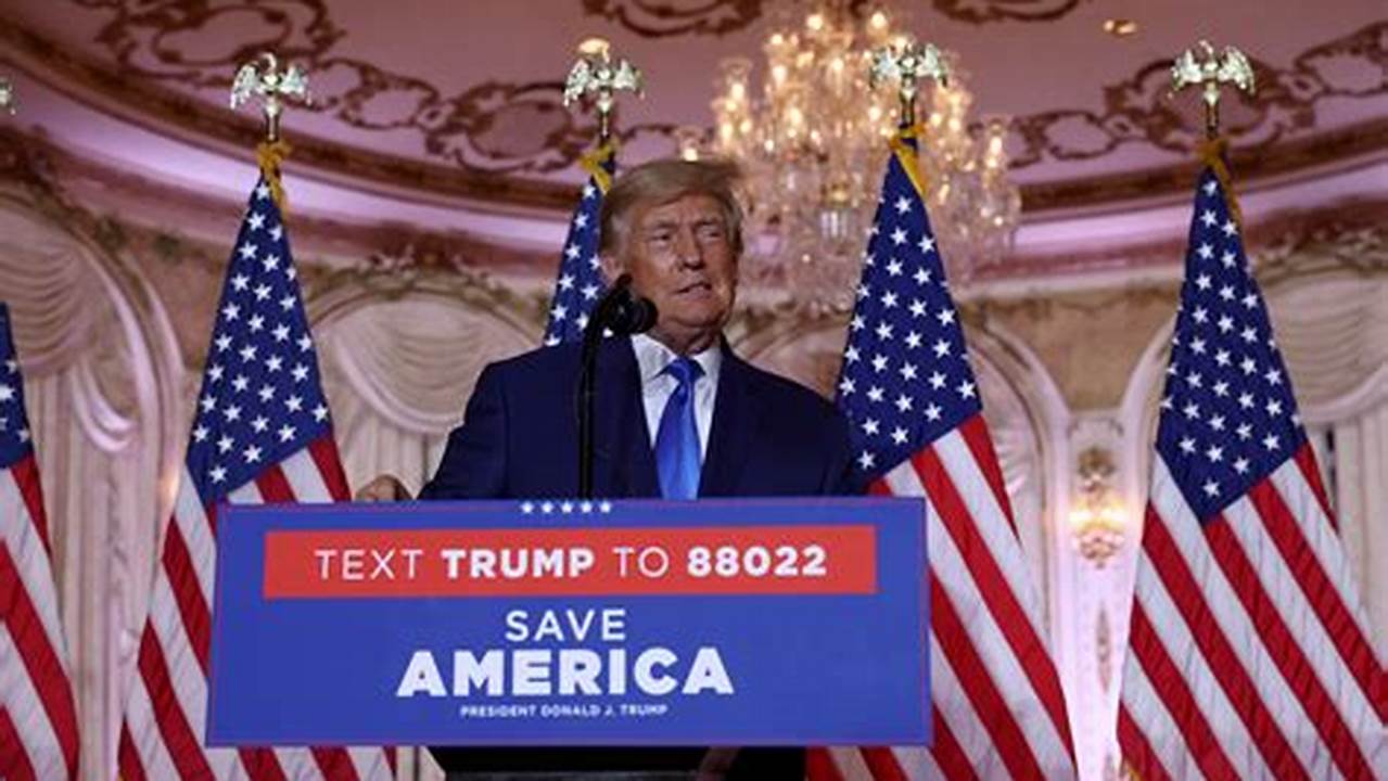 Trump 2024 Announcement Live