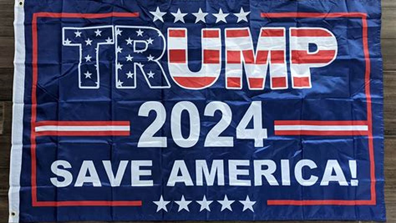 Trump 2024 Flags 3x5