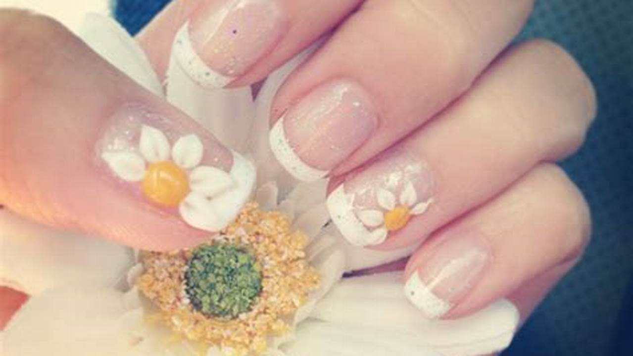 Try The Look With Dainty Daisies And Clean Nails., 2024