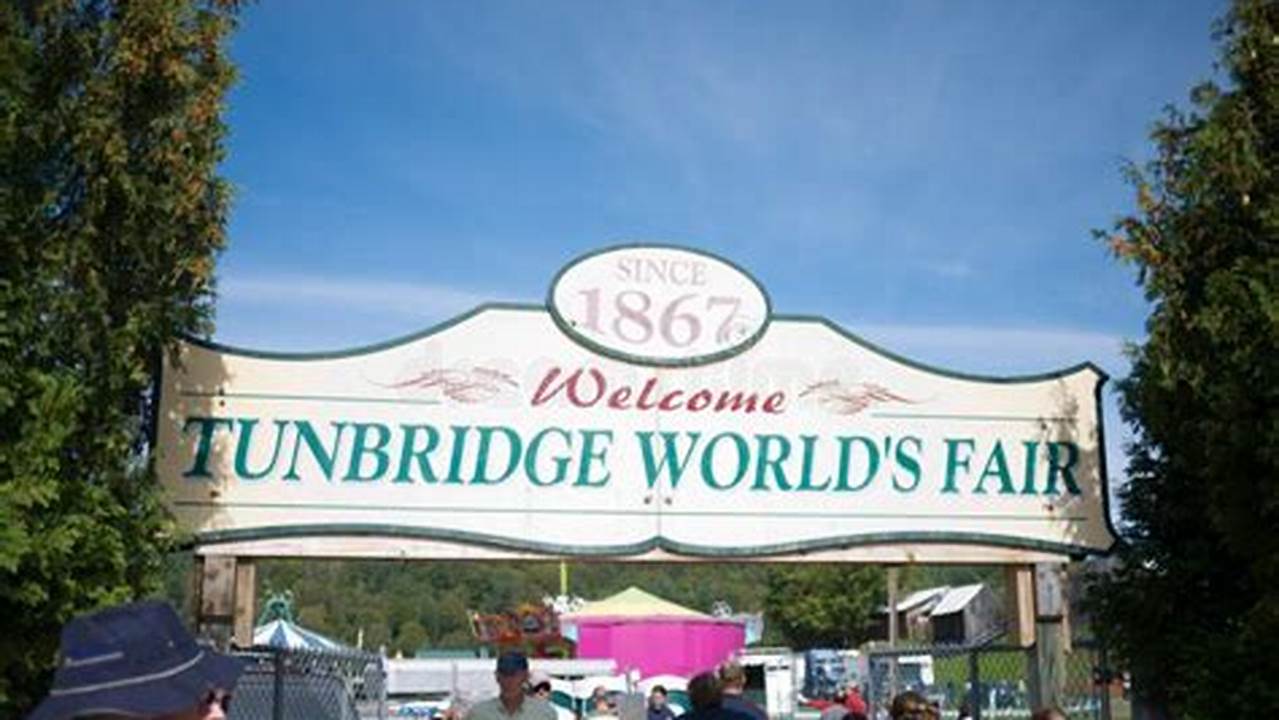 Tunbridge Fair 2024 Schedule