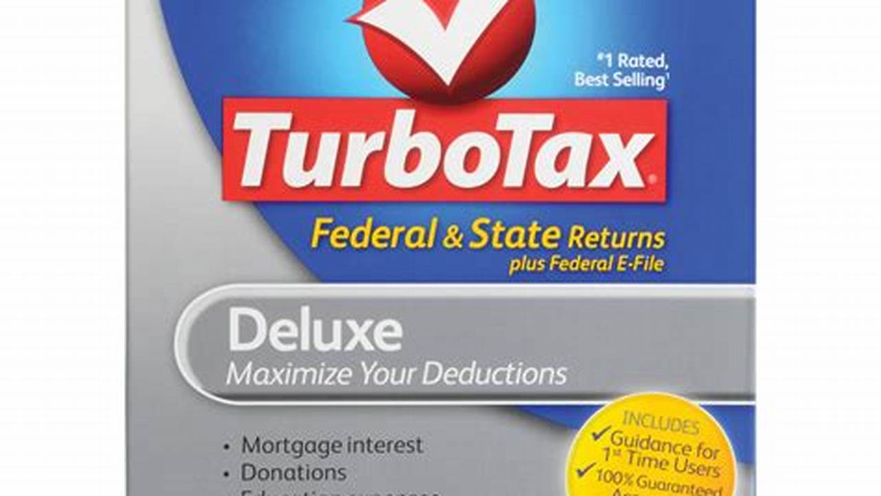 Turbotax 2024 Deluxe Disk