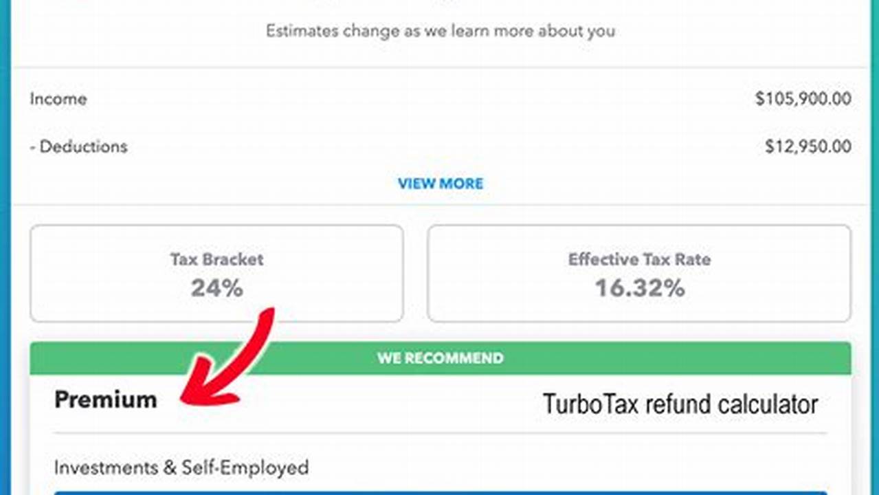 Turbotax 2024 Estimator For Taxable Income