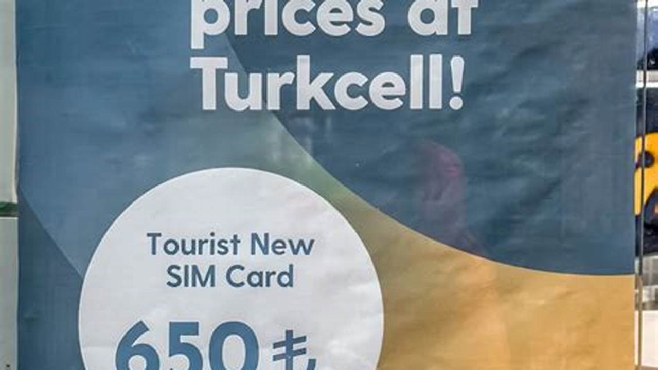 Turkcell Tourist Sim Card Price 2024