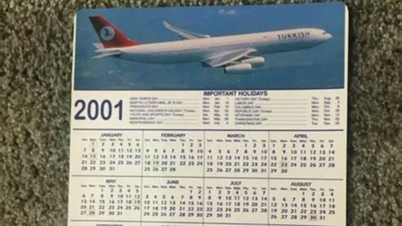 Turkish Airlines Calendar