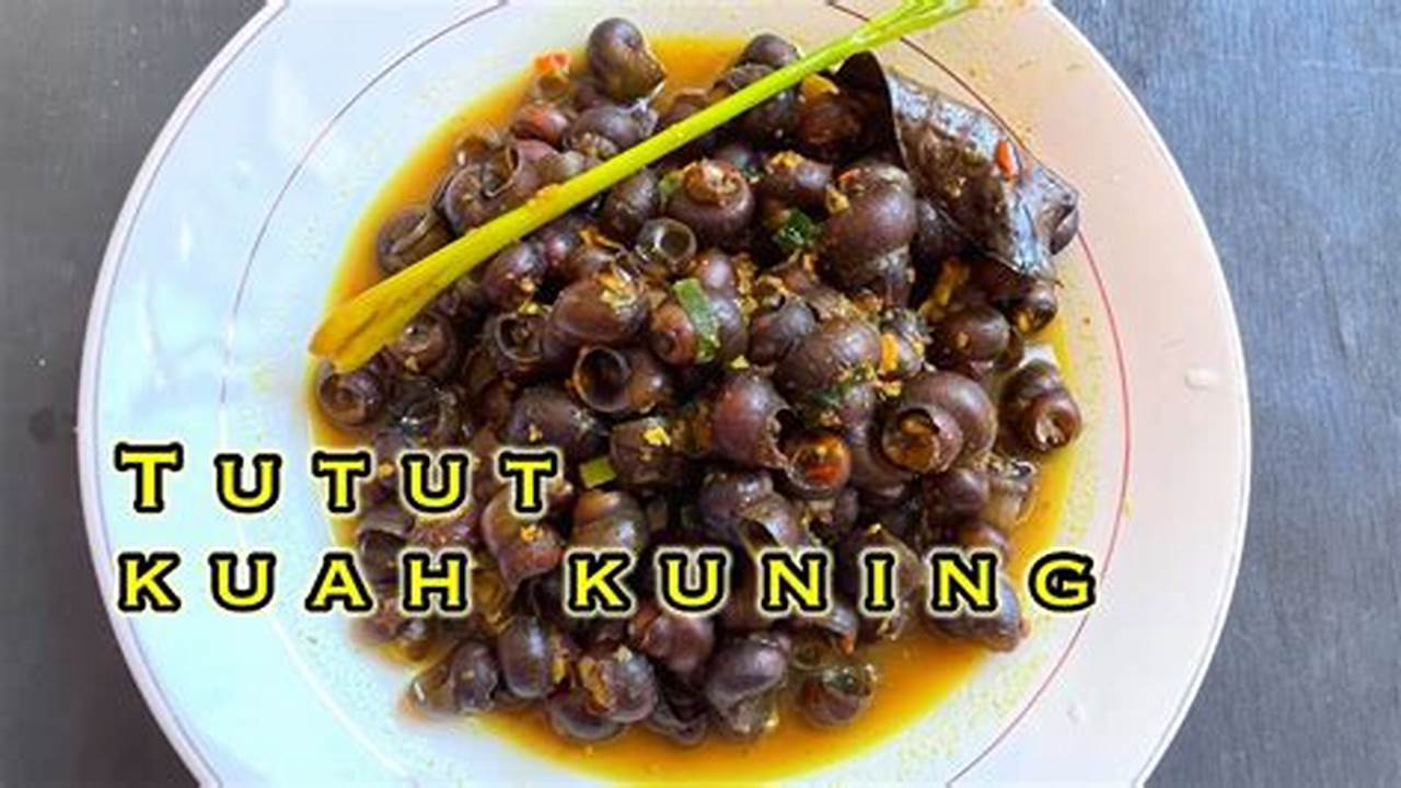 Tutut Siap Dimasak, Resep5k