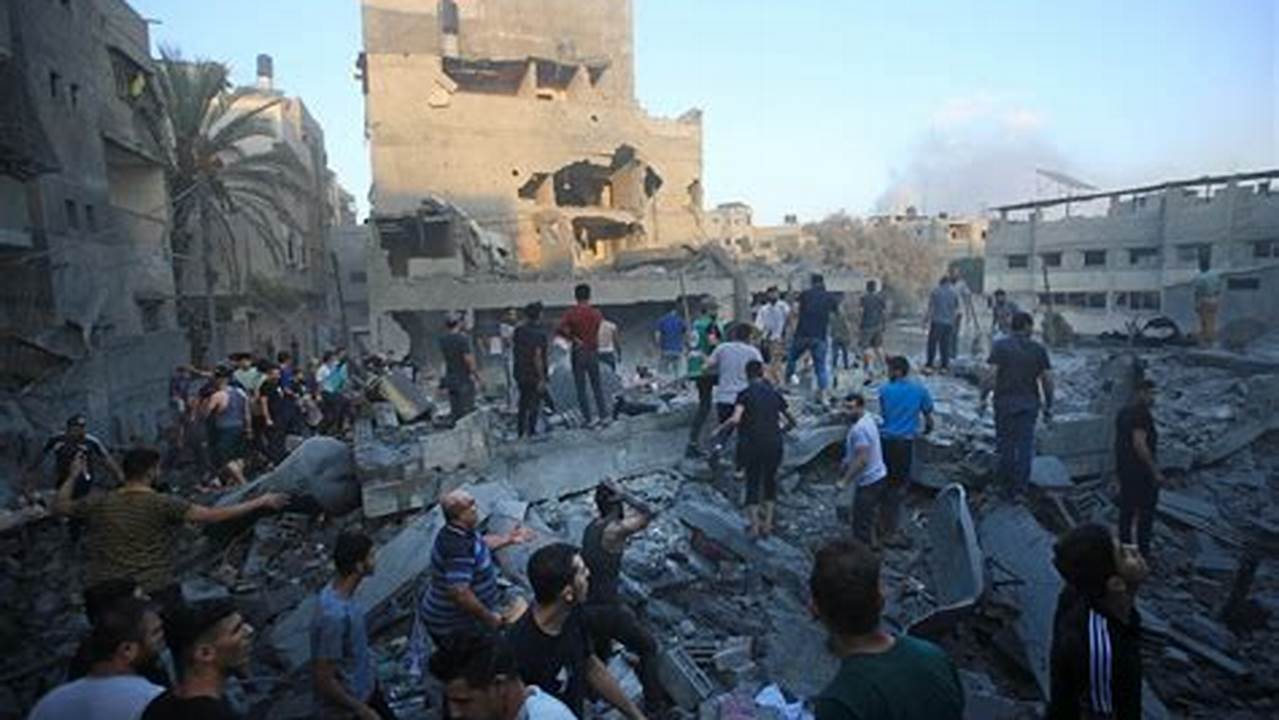 Twenty Palestinians Were Killed In The Early Hours Of Tuesday In Israeli Air Strikes On., 2024